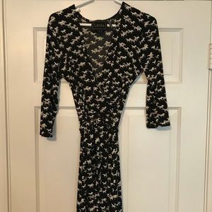 EUC Leota Horse Print Wrap Dress